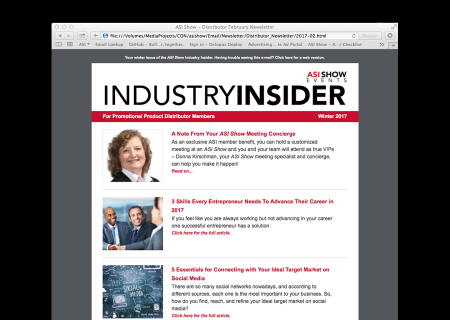 Industry Insider Newsletter